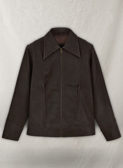Vintage Brown Grain X Men Days of Future Past Leather Jacket - LeatherCult