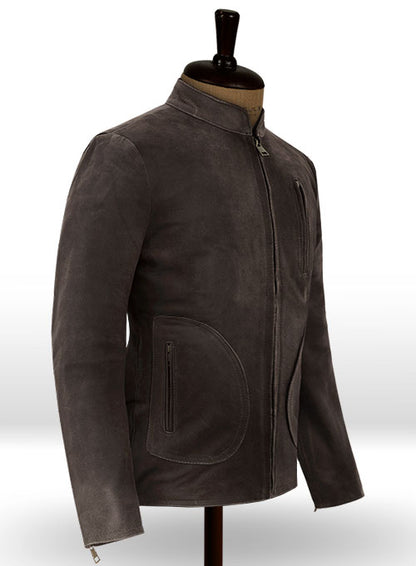 Vintage Brown Grain Rampage Dwayne Johnson Leather Jacket - LeatherCult