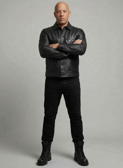 Vin Diesel Fast and Furious 8 Leather Jacket