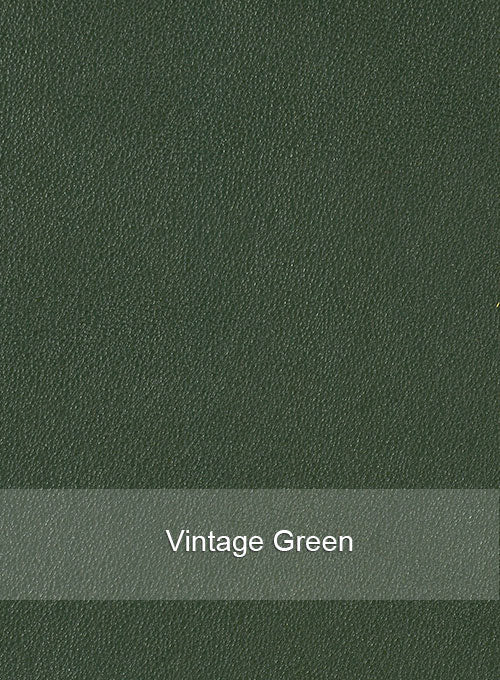 Vintage Green Aiden Pearce Watch Dog Leather Trench Coat - LeatherCult