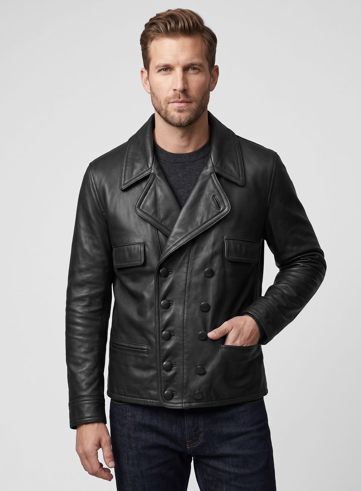 Gelmok Motorcycle Leather Jacket