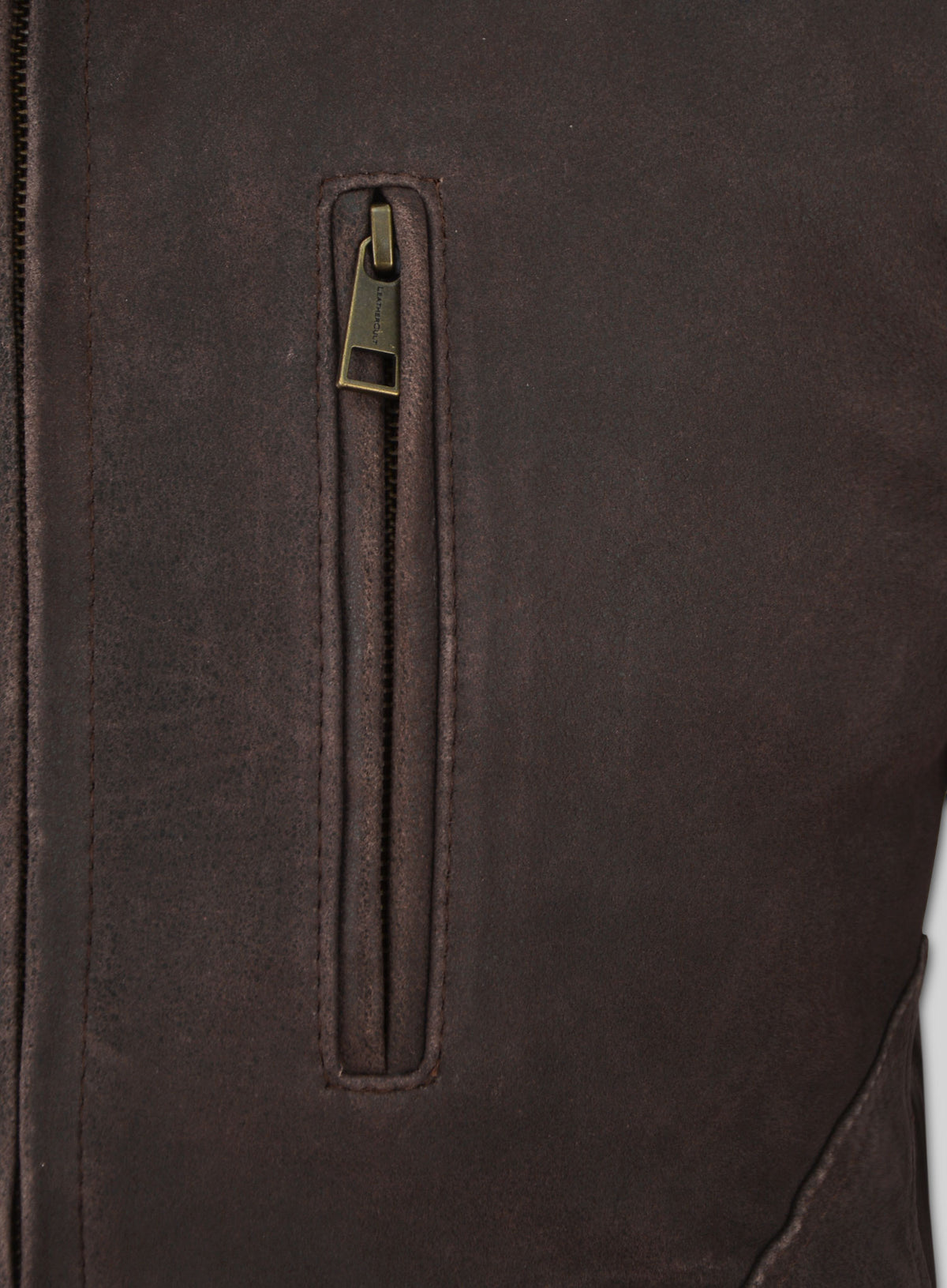 Vintage Brown Grain Rampage Dwayne Johnson Leather Jacket