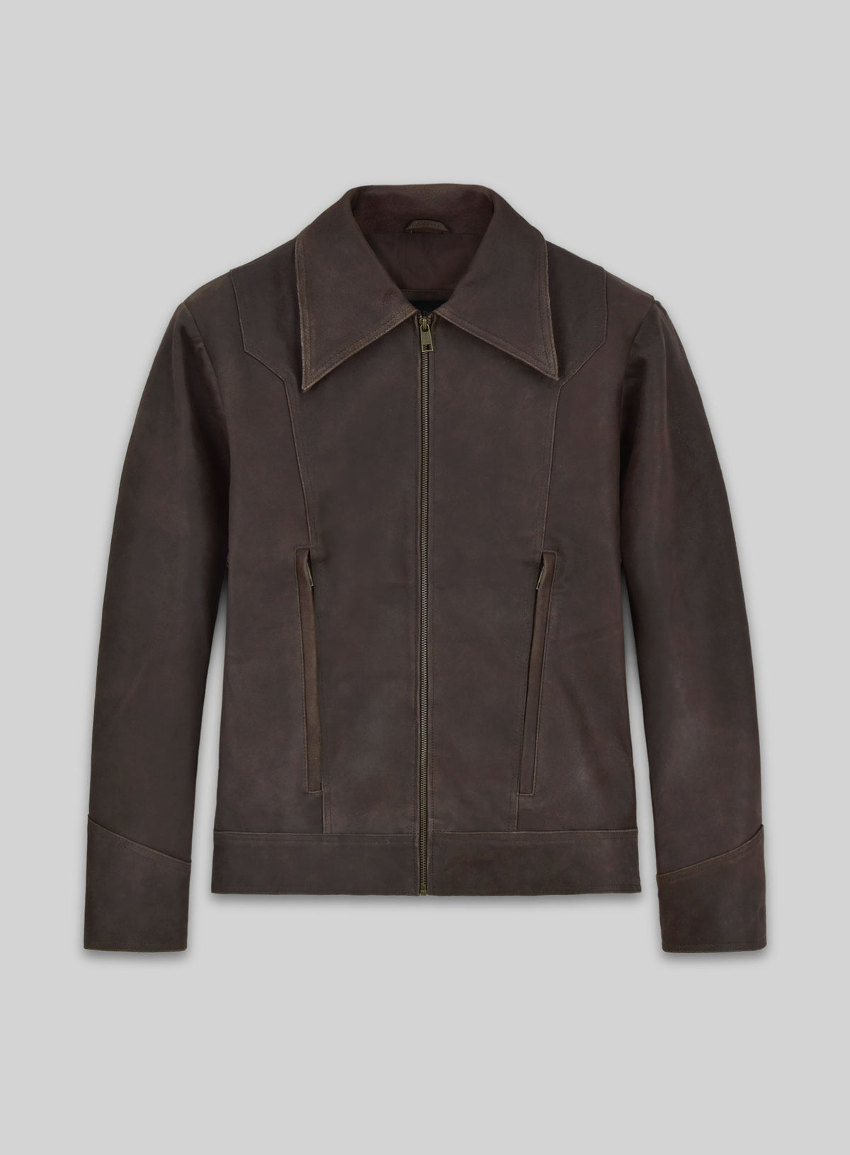 Vintage Brown Grain X Men Days of Future Past Leather Jacket