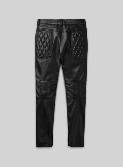 Vintage Sports Rider Leather Pants