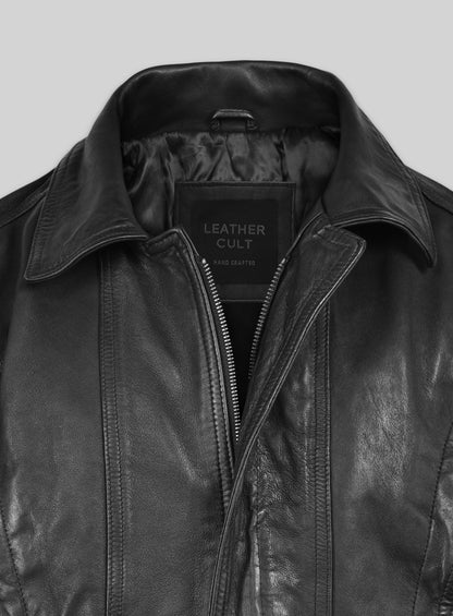 Vintage Bomber Leather Jacket