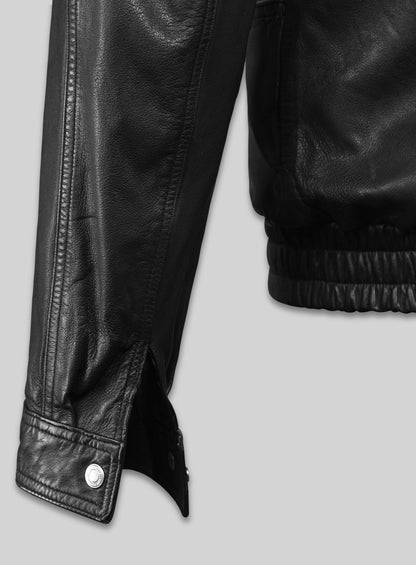 Vintage Bomber Leather Jacket