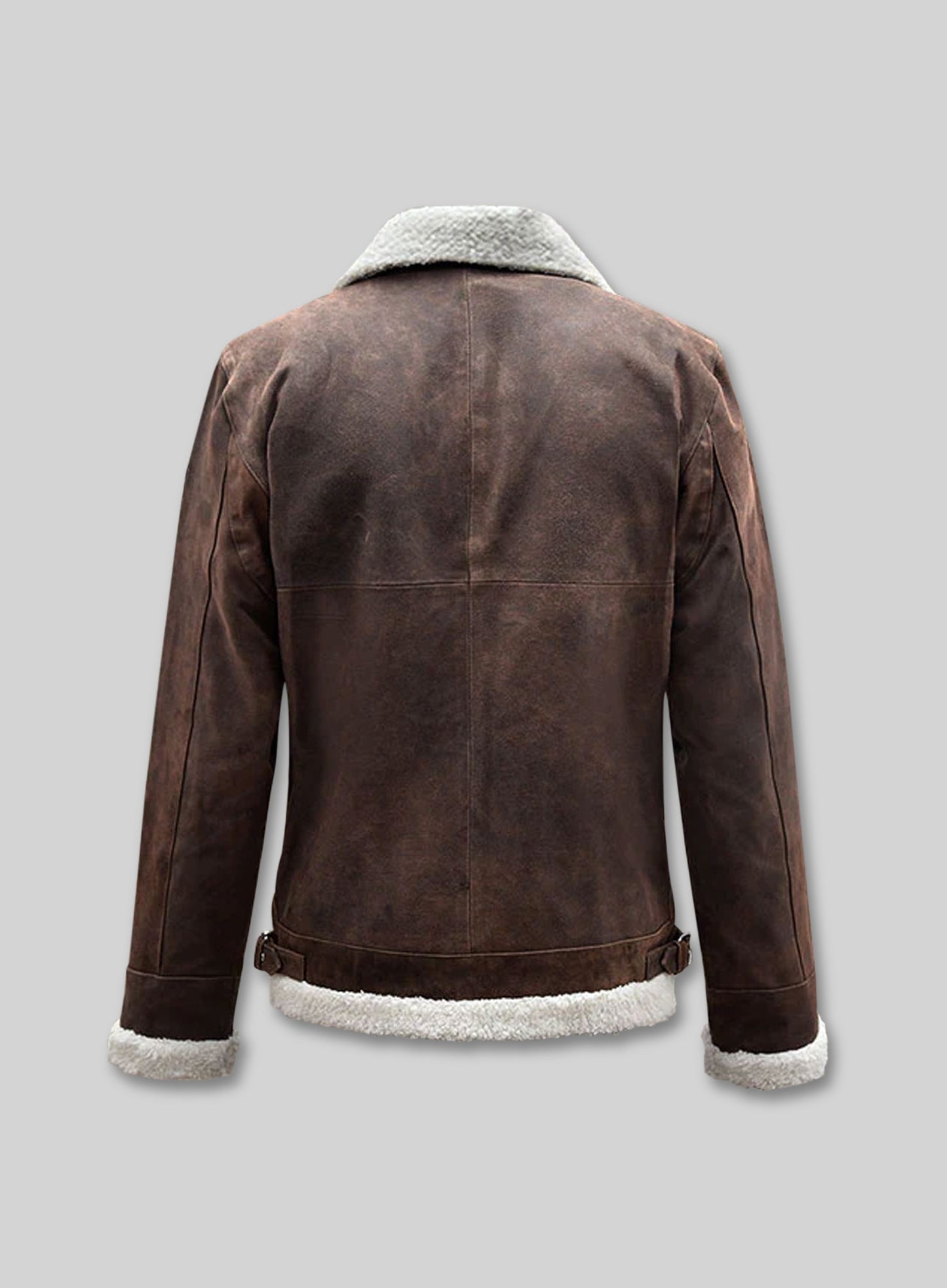 Vintage Brown Aviator Leather Jacket