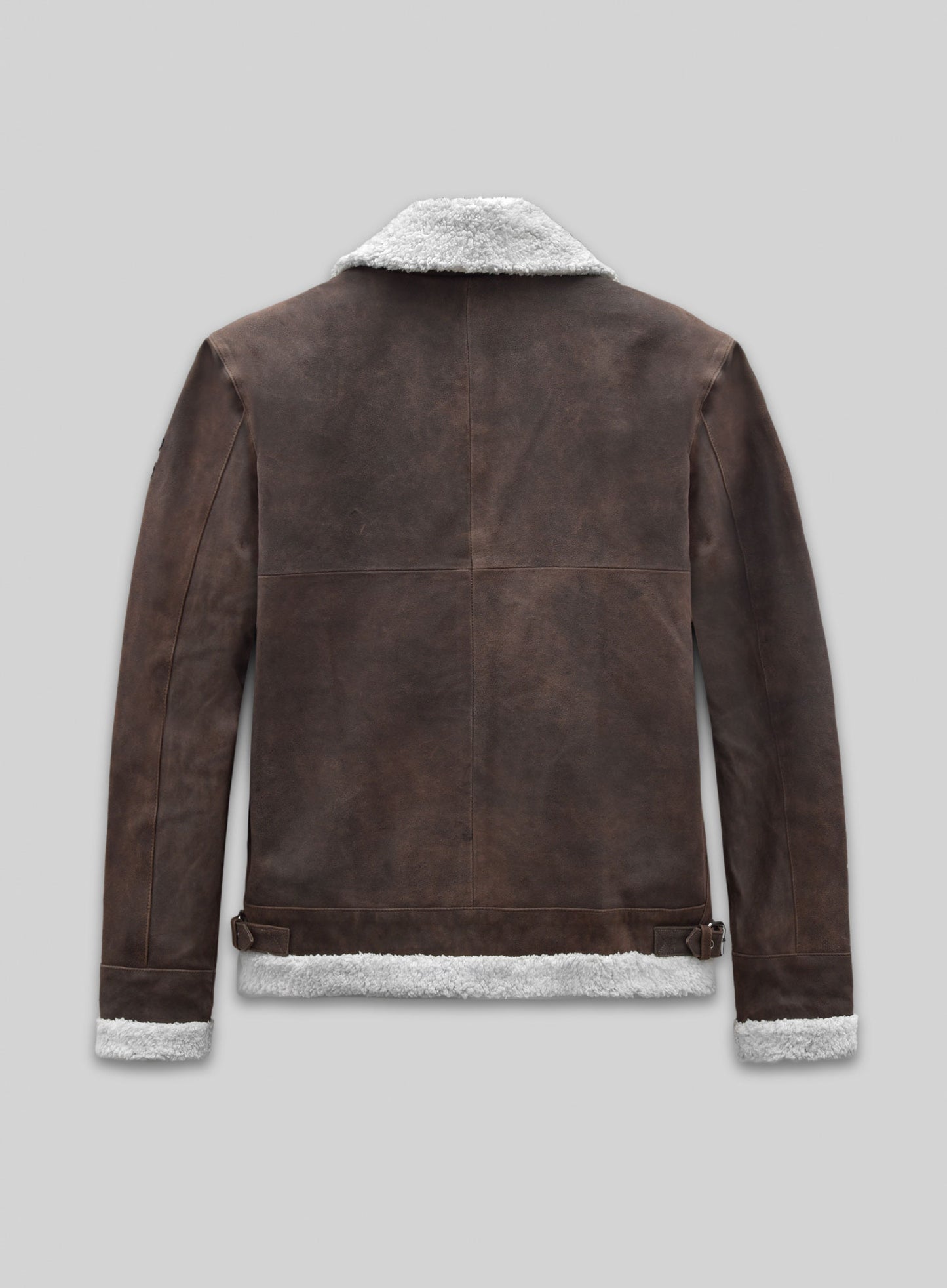 Vintage Brown Aviator Leather Jacket