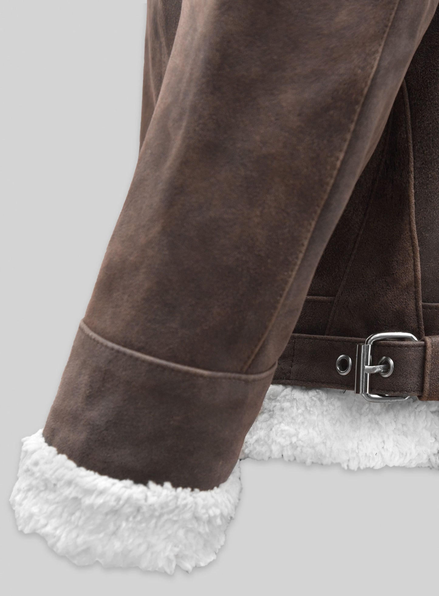 Vintage Brown Aviator Leather Jacket