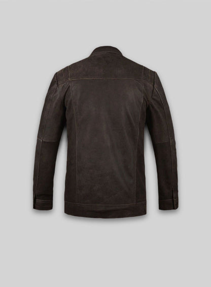 Vintage Brown Grain Leather Jacket # 104