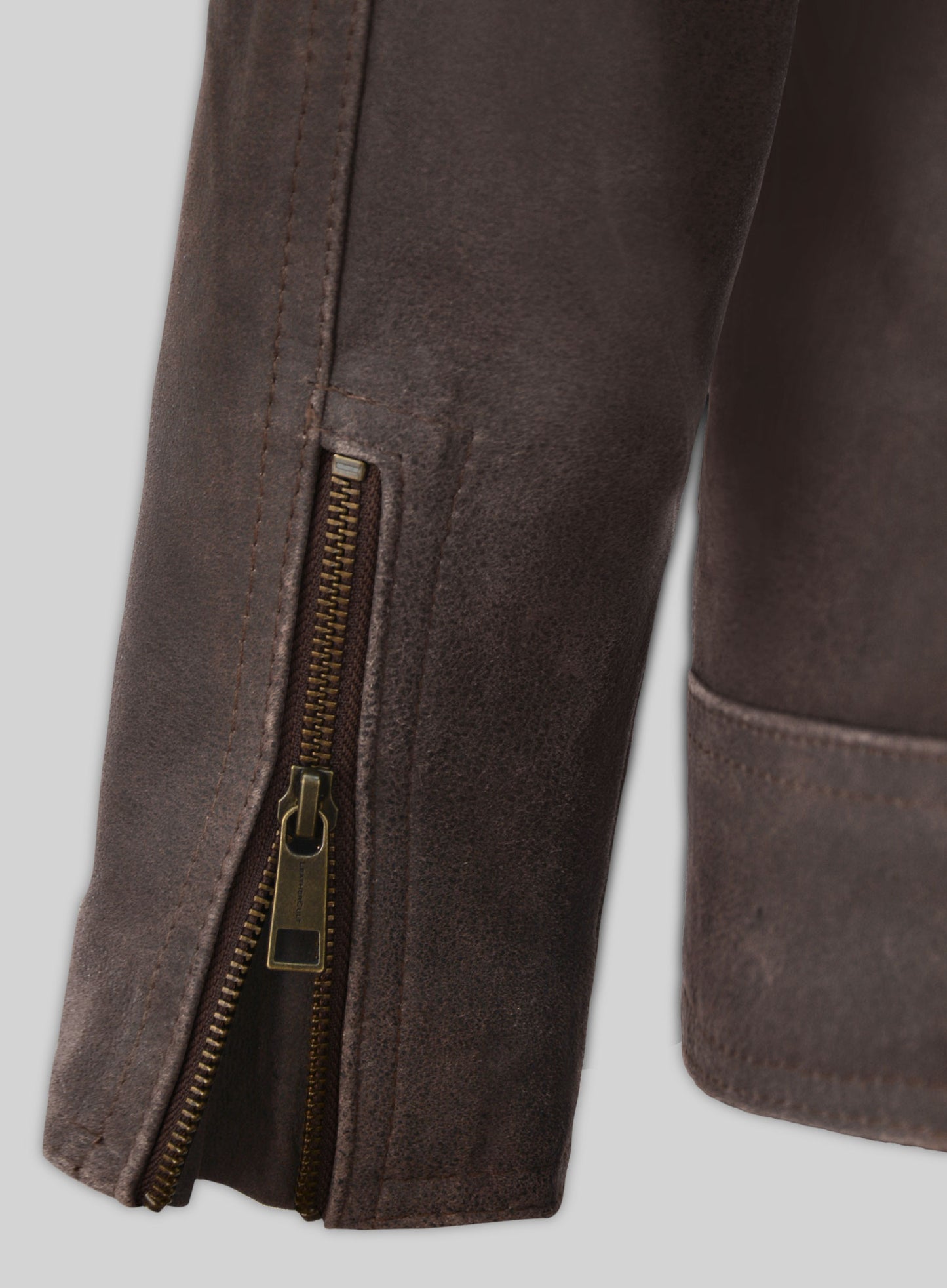 Vintage Brown Grain Rampage Dwayne Johnson Leather Jacket