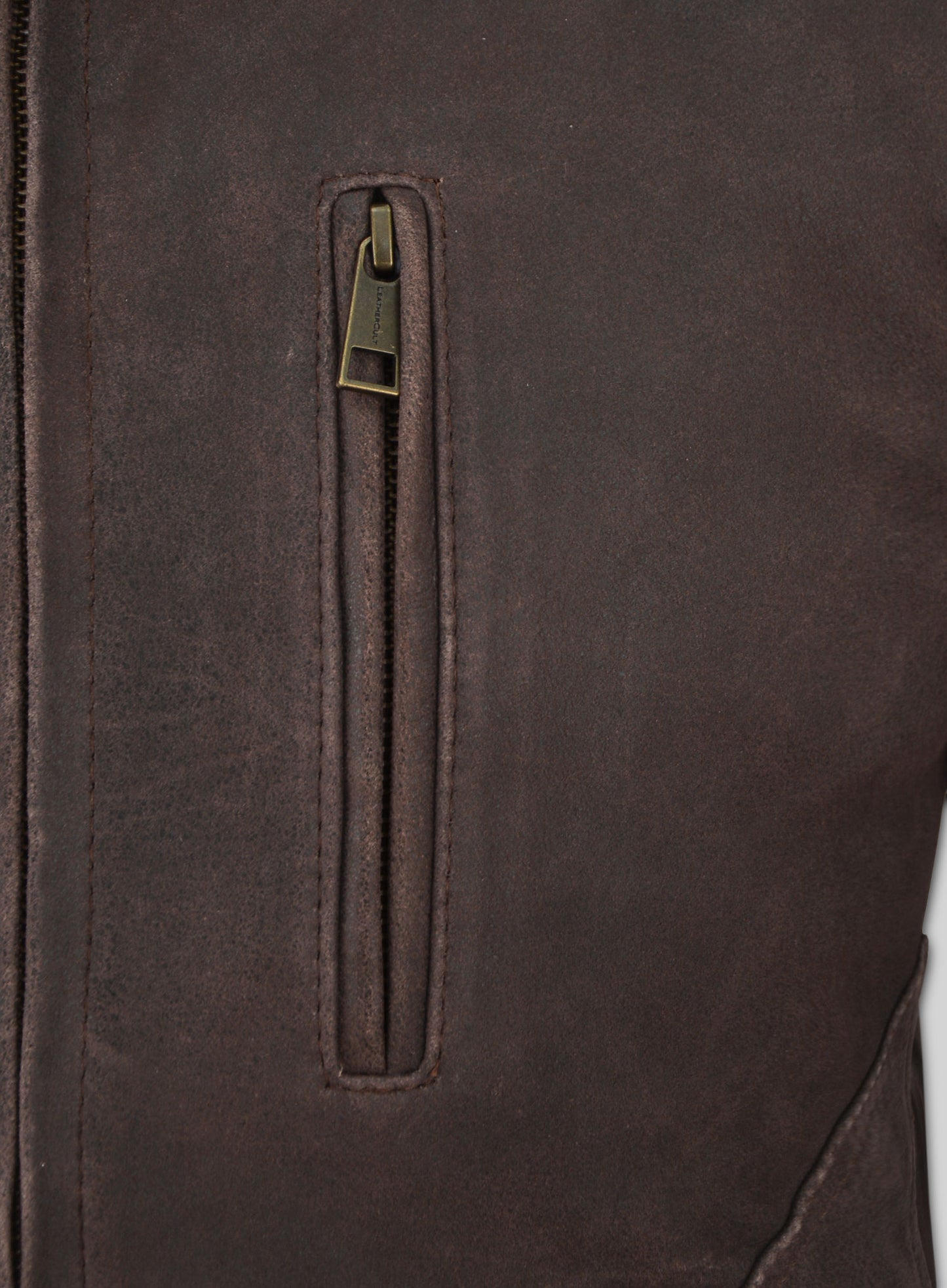 Vintage Brown Grain Rampage Dwayne Johnson Leather Jacket
