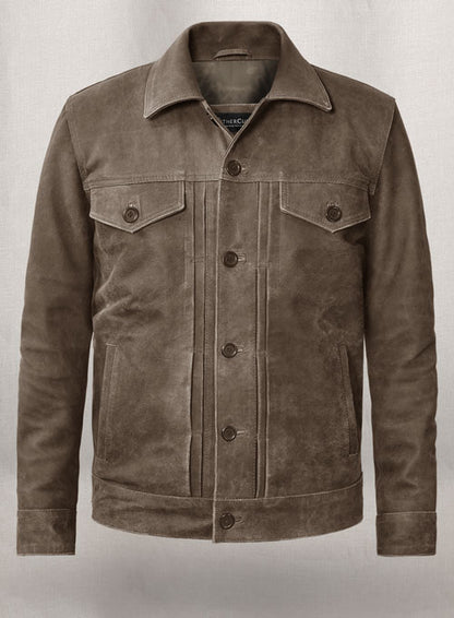 Vintage Gravel Brown Ryan Reynolds Leather Jacket #3 - LeatherCult