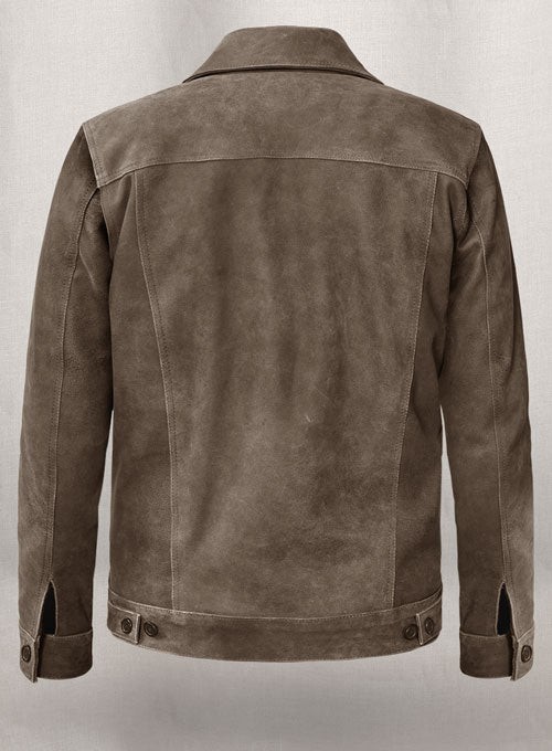 Vintage Gravel Brown Ryan Reynolds Leather Jacket #3 - LeatherCult