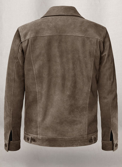 Vintage Gravel Brown Ryan Reynolds Leather Jacket #3 - LeatherCult