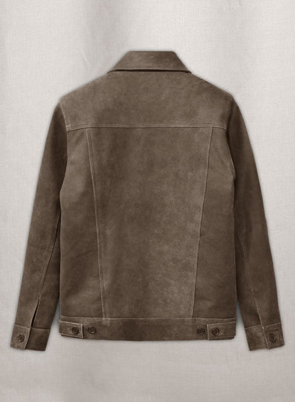 Vintage Gravel Brown Ryan Reynolds Leather Jacket #3 - LeatherCult