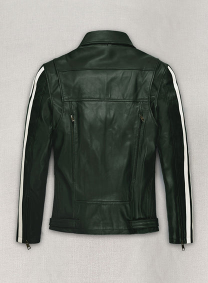 Vintage Green Robert Pattinson Leather Jacket #2 - LeatherCult