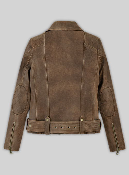 Vintage Gravel Brown Leather Jacket # 263 - LeatherCult