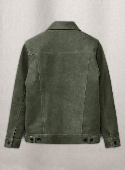 Vintage Italian Olive Ryan Reynolds Leather Jacket #3 - LeatherCult