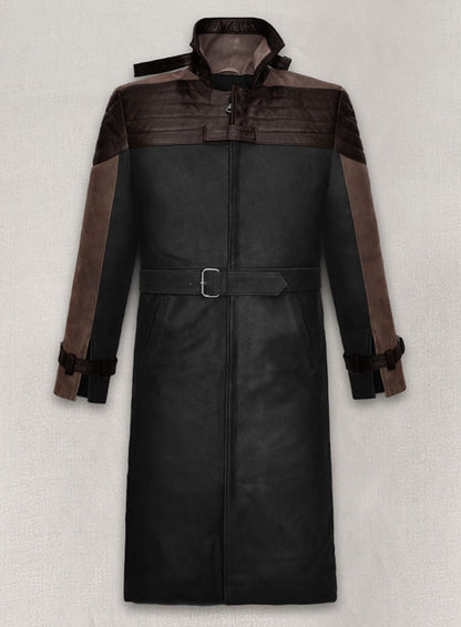 Watch Dogs 3 Legion Aiden Leather Trench Coat - LeatherCult