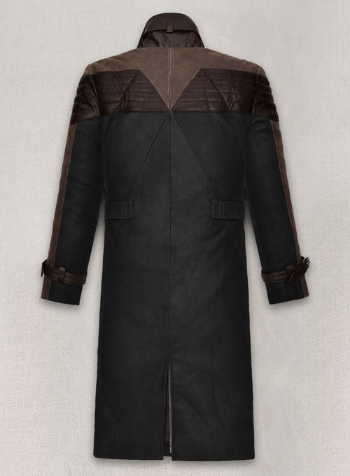 Watch Dogs 3 Legion Aiden Leather Trench Coat - LeatherCult