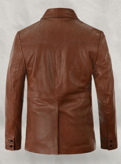Western Leather Blazer - LeatherCult