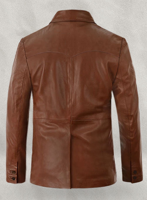 Western Leather Blazer - LeatherCult