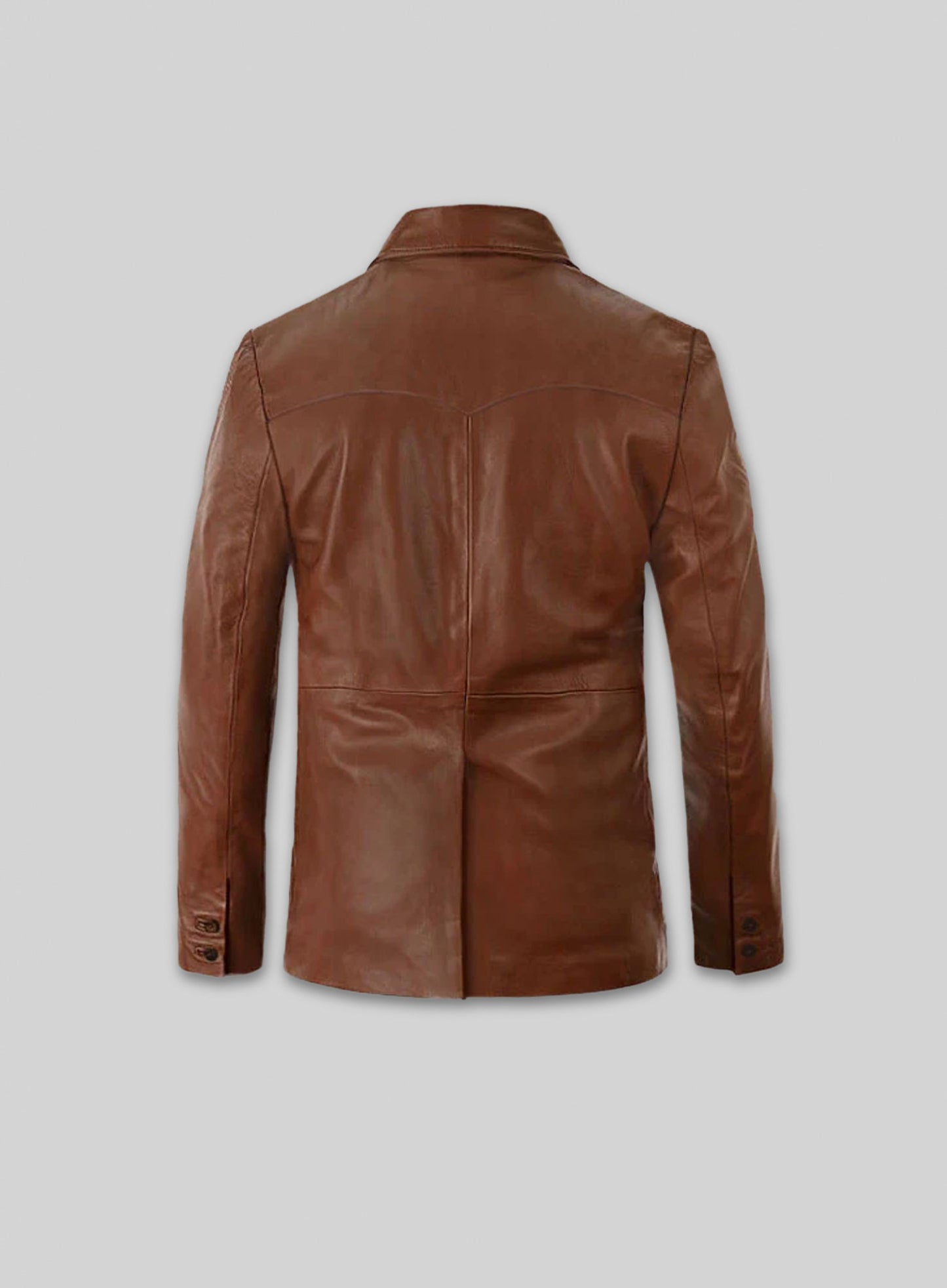 Western Leather Blazer