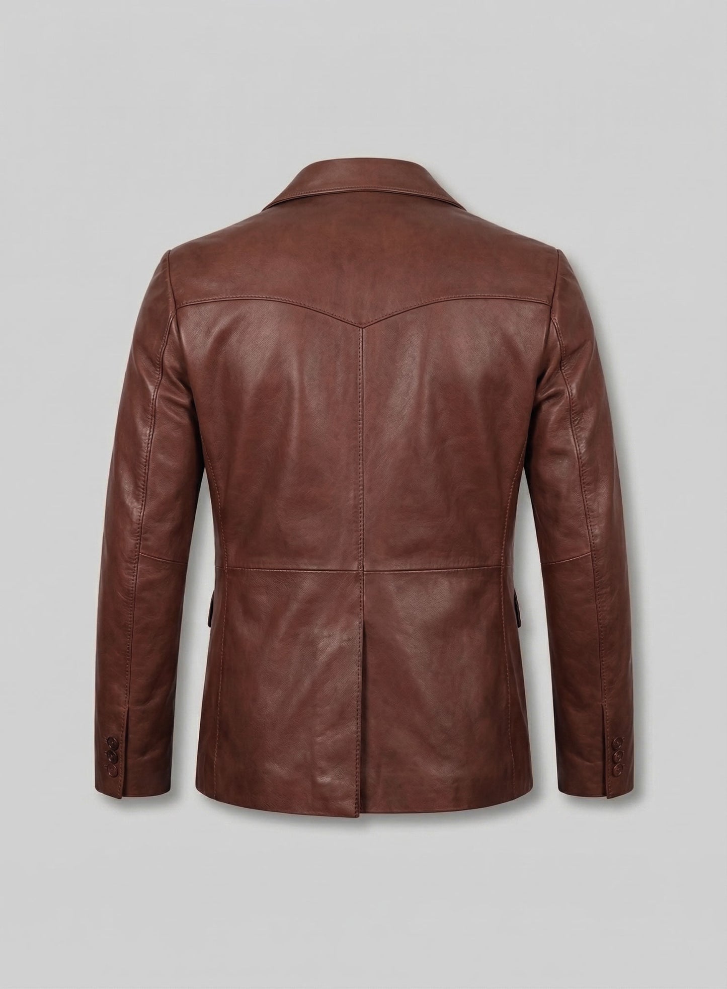 Western Leather Blazer