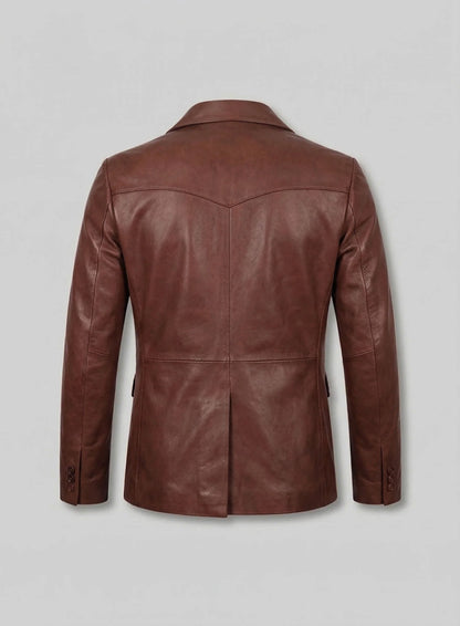Western Leather Blazer
