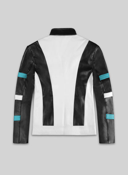 White The Dragon Leather Jacket