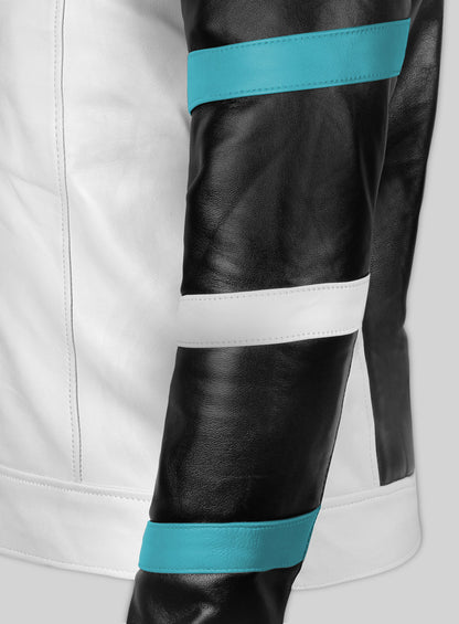 White The Dragon Leather Jacket