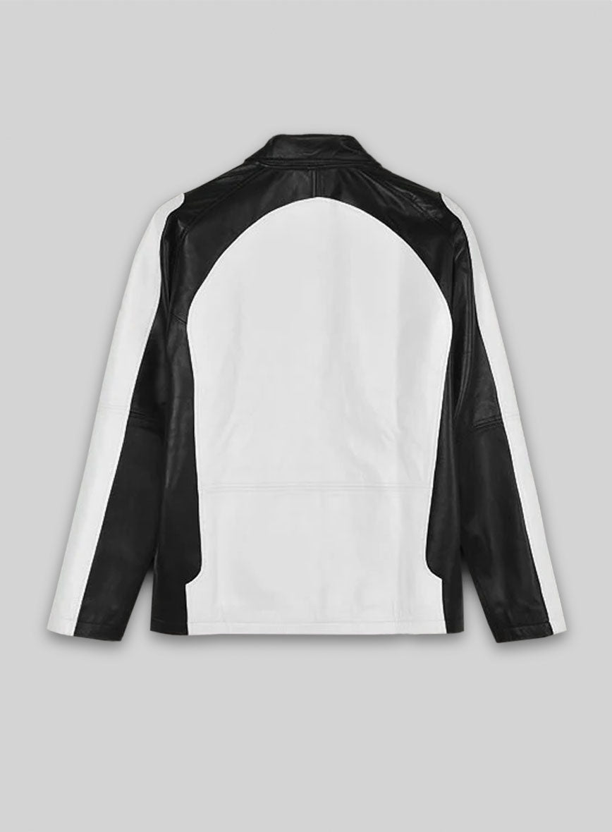White inFamous Cole MacGrath Leather Jacket