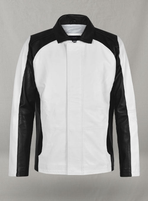 White inFamous Cole MacGrath Leather Jacket - LeatherCult