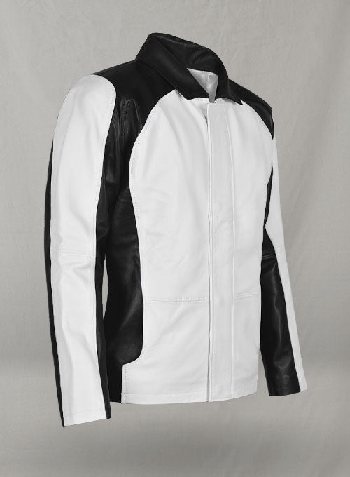White inFamous Cole MacGrath Leather Jacket - LeatherCult