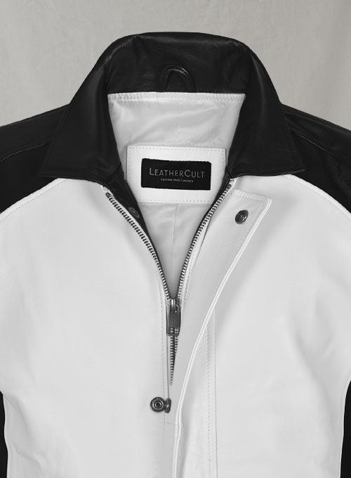 White inFamous Cole MacGrath Leather Jacket - LeatherCult