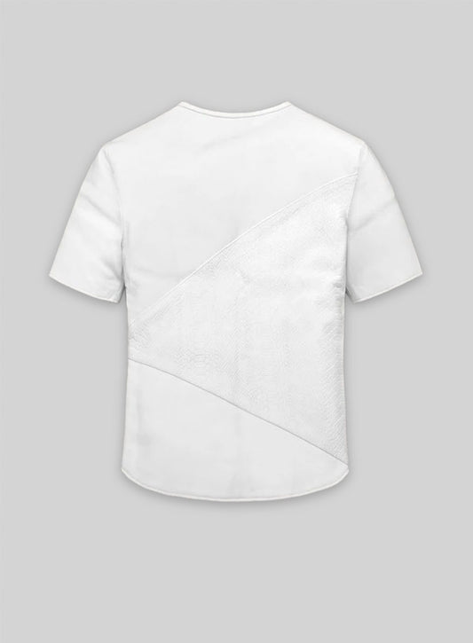 White Renoir Leather T-Shirt