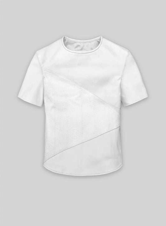 White Renoir Leather T-Shirt