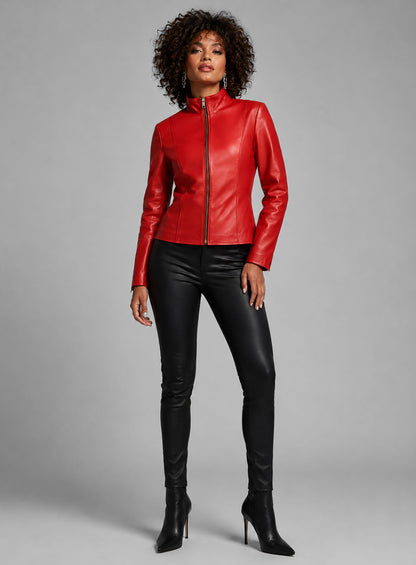 Whitney Houston Leather Jacket