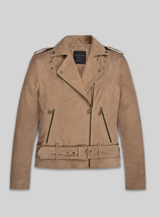 Wiella Biker Suede Leather Jacket