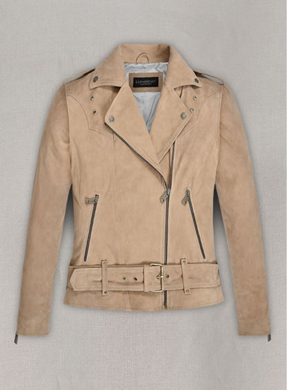 Wiella Biker Suede Leather Jacket - LeatherCult