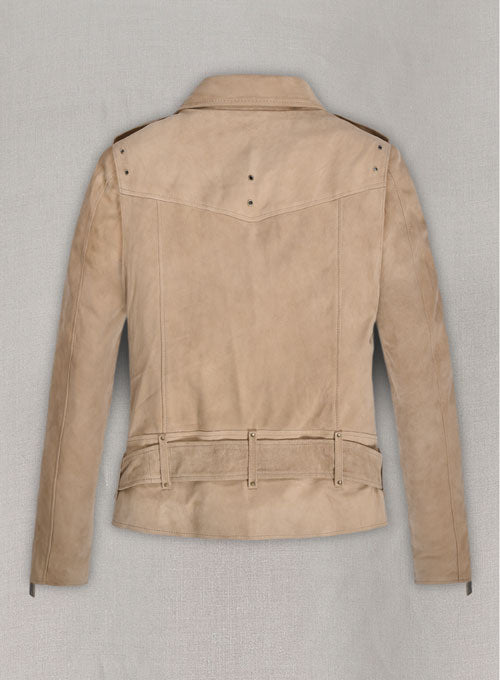 Wiella Biker Suede Leather Jacket - LeatherCult