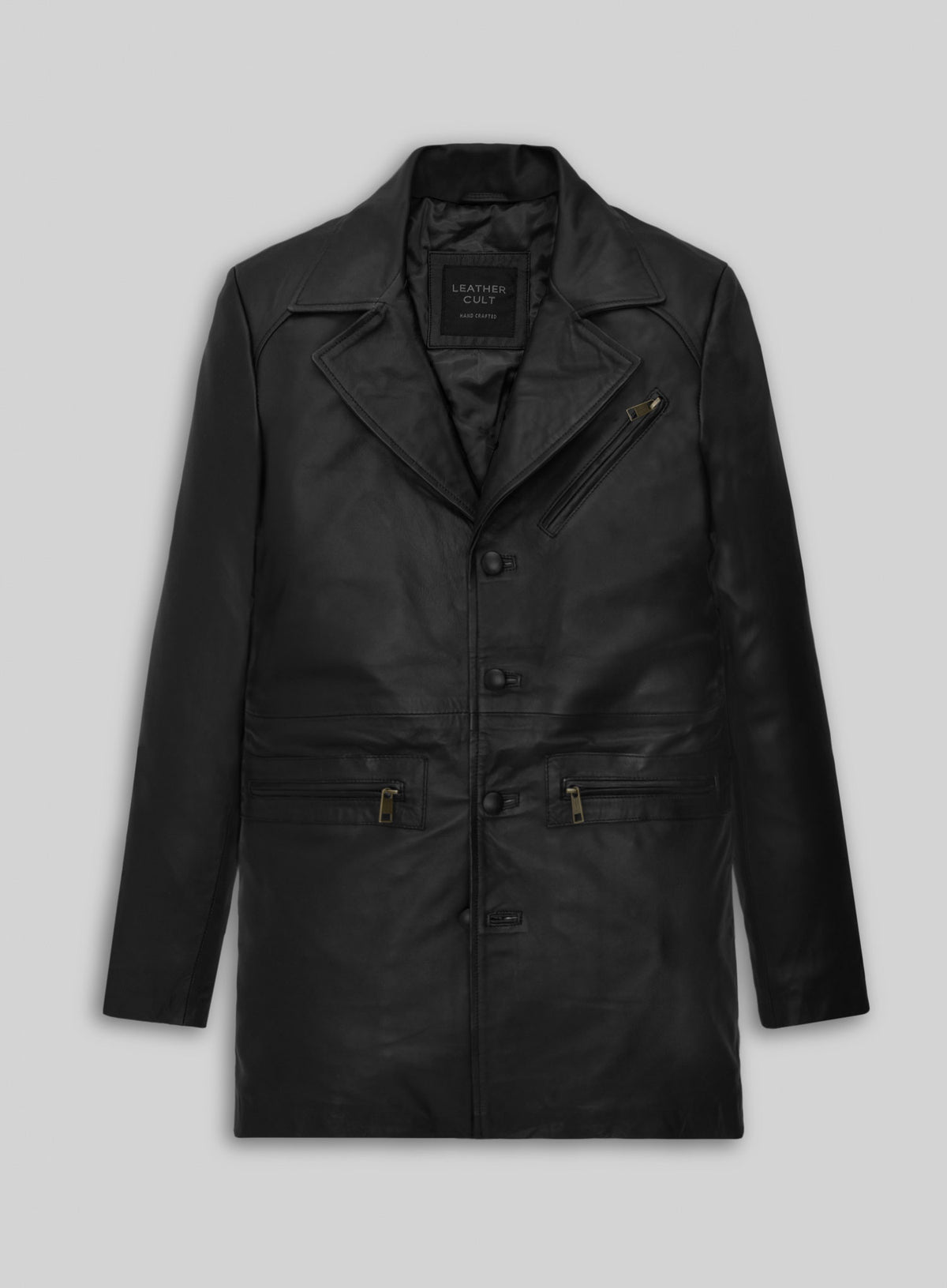 Will Smith I Robot Leather Long Coat