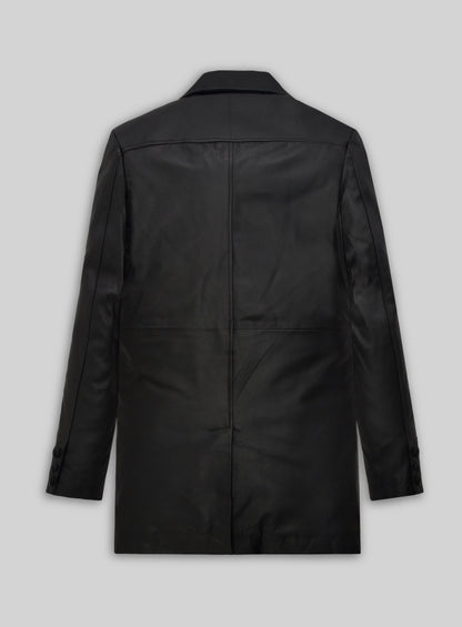 Will Smith I Robot Leather Long Coat
