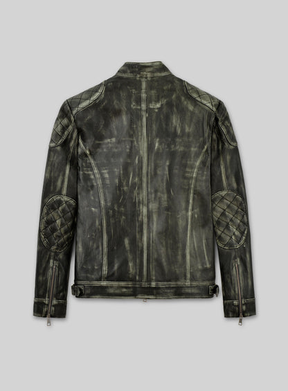 William Charcoal Leather Jacket