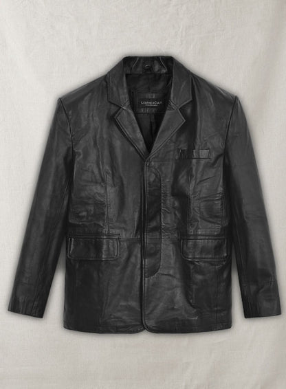 Will Smith Leather Blazer - LeatherCult