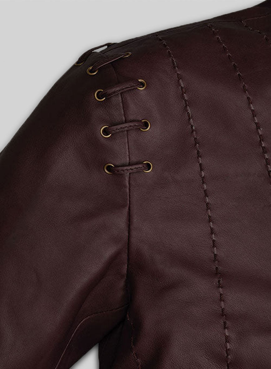 Wine Jaime Lannister GOT Leather Jacket