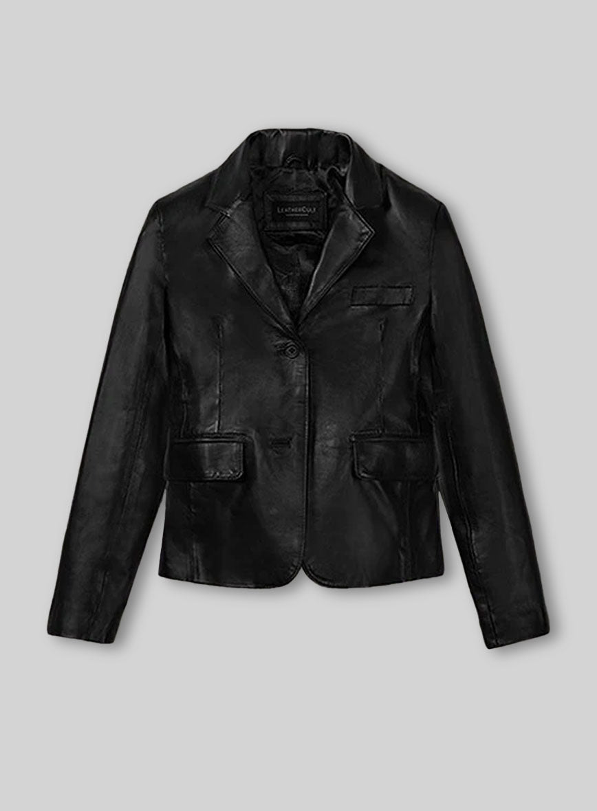 Leather Blazer