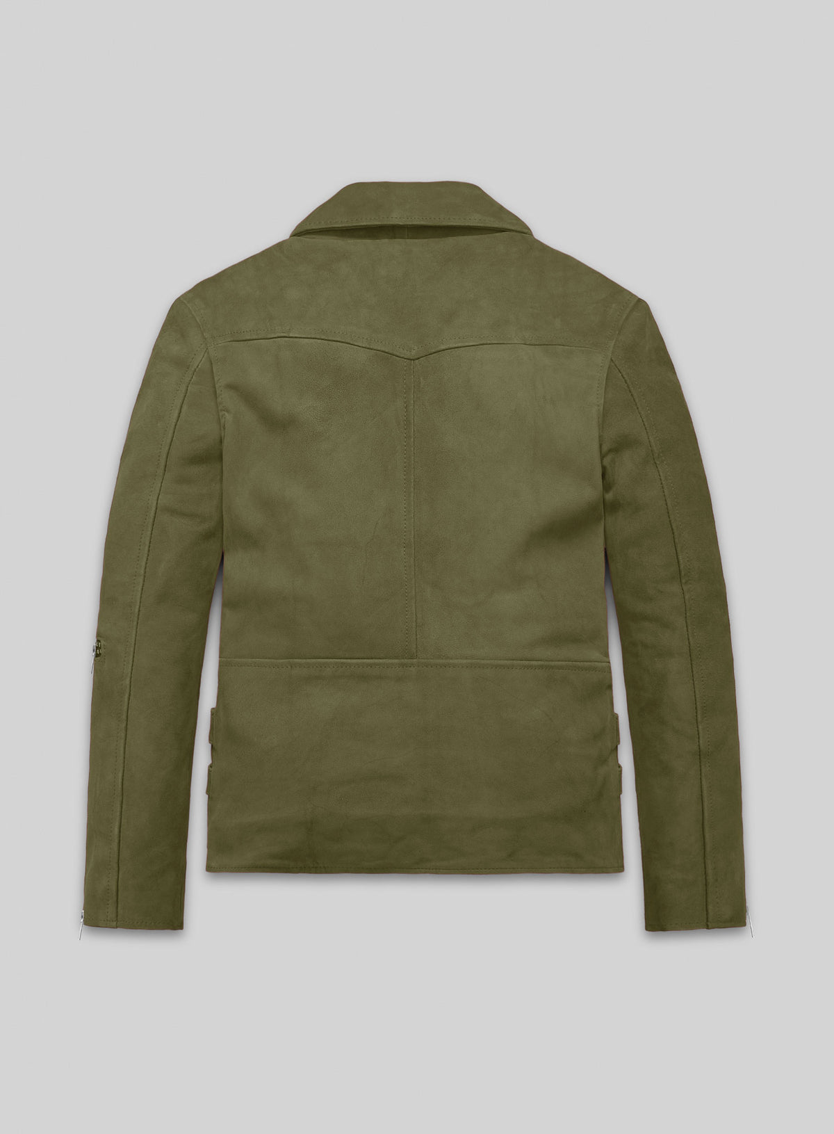 Woodland Green Suede Leather Jacket # 903