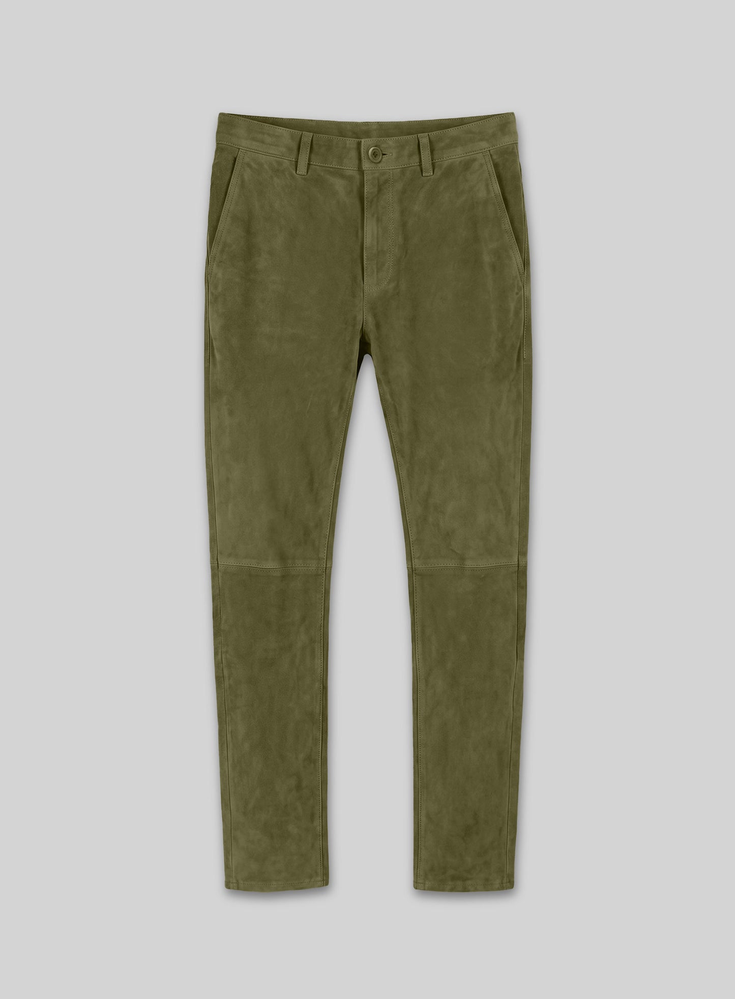 Woodland Green Suede Leather Suit